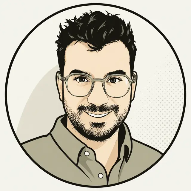 Retrato ilustrado de Antonio Román